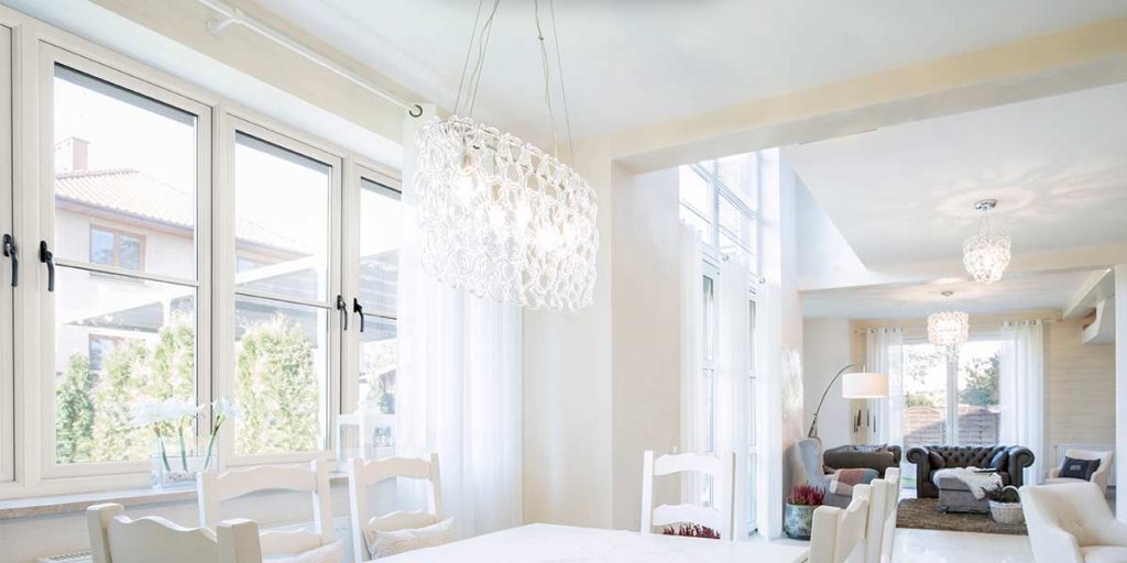 White Flush Casement Windows