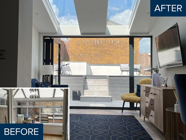 hup! Before & After Conservatory Transformation