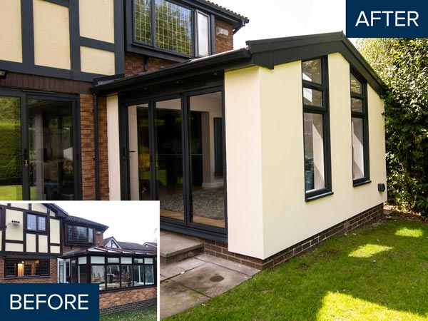 hup! Before & After Conservatory Transformation